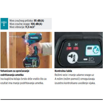 Makita akumulatorski udarni odvijač DTD157Z Makita akumulatorski udarni odvijač DTD157Z