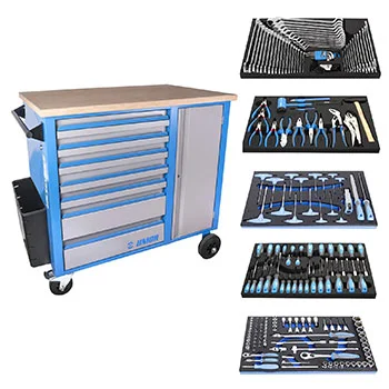 Unior kolica za alat HERCULES sa 210 delova 600210 Unior kolica za alat HERCULES sa 210 delova 600210