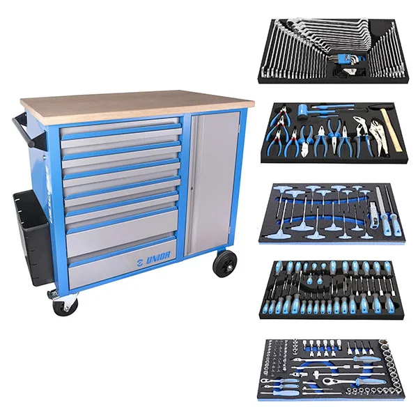 Unior kolica za alat HERCULES sa 210 delova 600210 Unior kolica za alat HERCULES sa 210 delova 600210