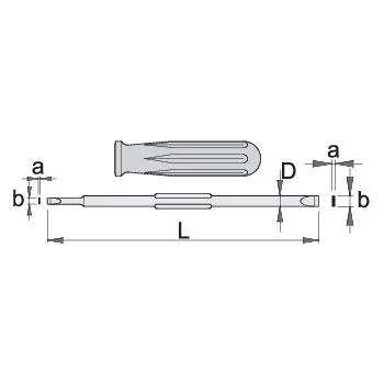 Unior odvijač dvostrani 636 1.0X6.0-PH2 608922 Unior odvijač dvostrani 636 1.0X6.0-PH2 608922