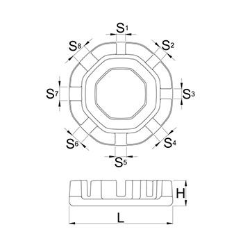 Unior univerzalni ključ za niple 1631/5 629573 Unior univerzalni ključ za niple 1631/5 629573