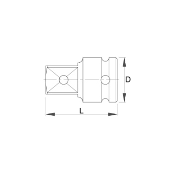 Unior adapter Impact prihvat 3/8