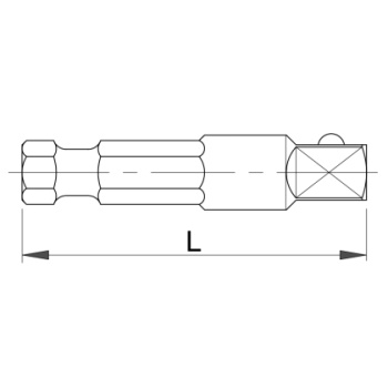 Unior adapter za nasadne ključeve prihvat 1/4 Unior adapter za nasadne ključeve prihvat 1/4