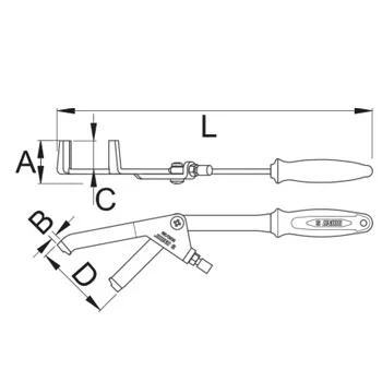 Unior alat za pridržavanje kvačila i zupčanika 3050/2BI 620261 Unior alat za pridržavanje kvačila i zupčanika 3050/2BI 620261