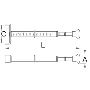 Unior alat za kontrolu zategnutosti zupčastog kaiša 3201/2 620286-1