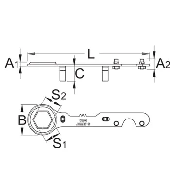 Unior alat za varijator i lamelu kvačila sa okastim ključem 3057/2 623187-1