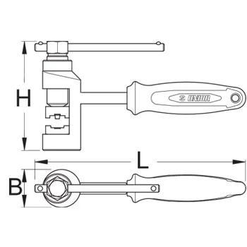 Unior alat za pogonski lanac motocikala 3200/2BI 623220 Unior alat za pogonski lanac motocikala 3200/2BI 623220
