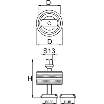 Unior alat za BB30&DUB patrone pogona 1625/2 626282-3