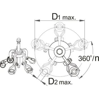 Unior alat za skidanje doboša i glavčine 2027/2 619278 Unior alat za skidanje doboša i glavčine 2027/2 619278