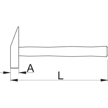 Unior čekić zavarivački 300gr 830 601838 Unior čekić zavarivački 300gr 830 601838