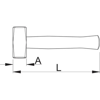 Unior čekić za kamen 1000gr 817 601840 Unior čekić za kamen 1000gr 817 601840