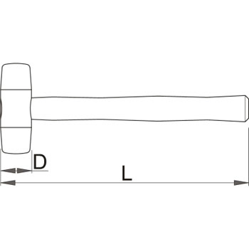 Unior čekić plastični 22mm 820A 605491-1