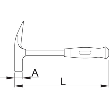 Unior čekić tesarski sa magnetom 550gr 805A 605516 -1