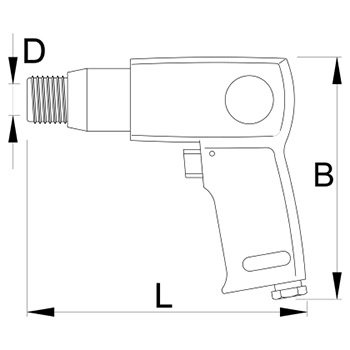 Unior pneumatski čekić 1514 617715-3