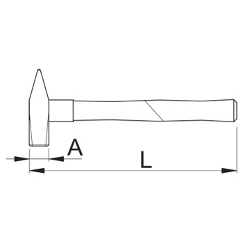 Unior čekić bravarski LSI super 800g 812A 602539 Unior čekić bravarski LSI super 800g 812A 602539