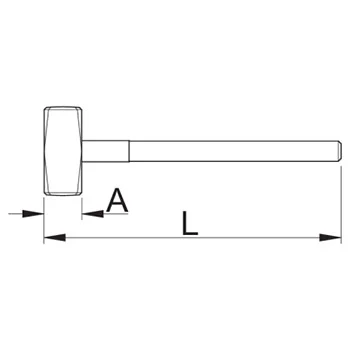 Unior čekić za kamen 3kg 818 601844-1