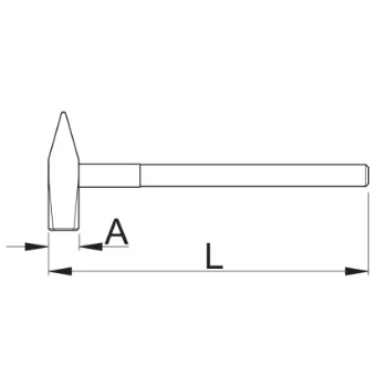 Unior čekić kovački 3000gr 816 601812 Unior čekić kovački 3000gr 816 601812
