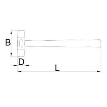 Unior čekić plastični 2u1 Ø40 820B 629302-2