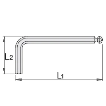Unior imbus ključ 220/3SL loptasti dugi 6mm 608530 Unior imbus ključ 220/3SL loptasti dugi 6mm 608530