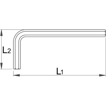 Unior imbus ključ dugi 220/3L 7/32