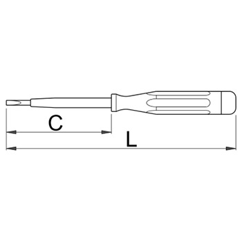 Unior ispitivač napona 180mm 630VDE 617660-4