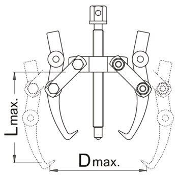 Unior izvlakač dvokraki 90x90 680/2 612603-1