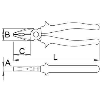 Unior klešta kombinovana 160mm 406/4G 608674 Unior klešta kombinovana 160mm 406/4G 608674