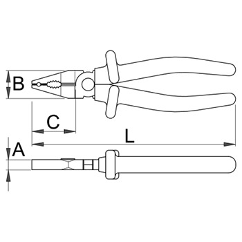 Unior klešta elektrokombinovana 420/1VDEDP 619176-1