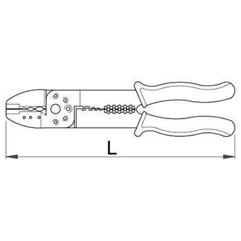 Unior klešta za kablovske papučice 425/4A 601136-3