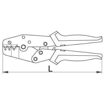 Unior klešta grip za kablovske papučice 428/4 602327-1