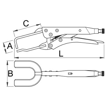 Unior klešta grip zavarivačka 432/3A 601142-2