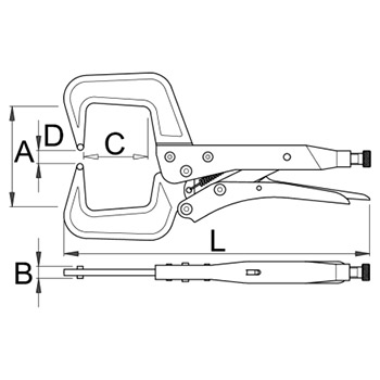 Unior klešta grip zavarivačka 432/3C 601144-2