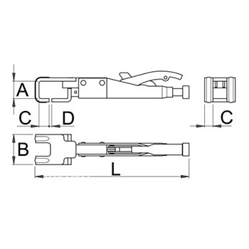 Unior klešta grip zavarivačka 433/4C 612889 Unior klešta grip zavarivačka 433/4C 612889