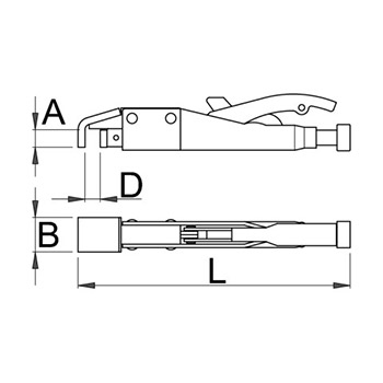 Unior klešta grip zavarivačka 433/4D 612890-2