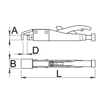 Unior klešta grip zavarivačka 433/4D 612890 Unior klešta grip zavarivačka 433/4D 612890