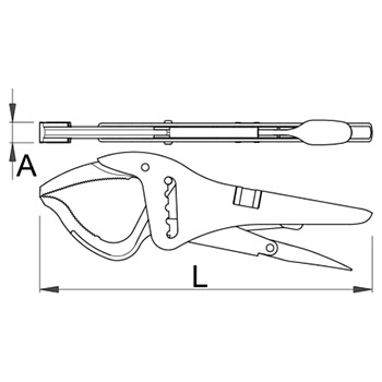 Unior klešta grip sa vretenom 434/3A 616721-1