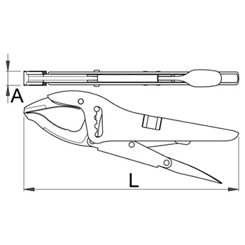 Unior klešta grip sa vretenom 434/3C 616723-1