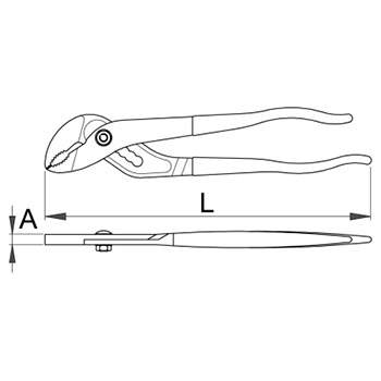 Unior klešta papagaj 240mm 441/4P 608686 Unior klešta papagaj 240mm 441/4P 608686