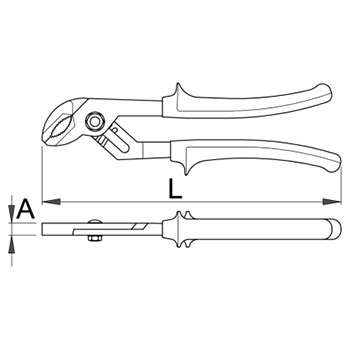Unior klešta papagaj 240mm 445/1BI 620557 Unior klešta papagaj 240mm 445/1BI 620557
