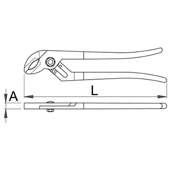 Unior klešta papagaj 410mm 445/1P 608213-4