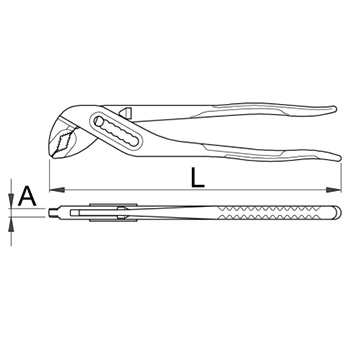 Unior klešta papagaj sa čepom 175mm 447/6 607348-1