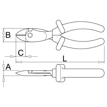 Unior sečice kose 180mm 466/1VDEDP 619195-1