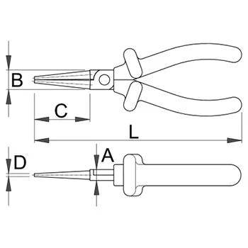Unior klešta okrugla 140mm 476/1VDEDP 619184-1