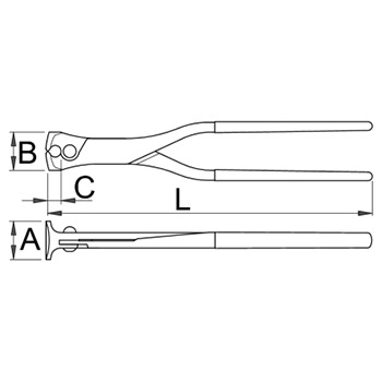 Unior klešta armiračka ojačana 529/4P 607494-1