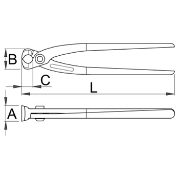 Unior klešta armiračka 280mm 531/4PR 601388-1