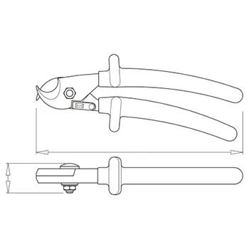 Unior klešta za odsecanje kabla 170mm 580/1VDEDP 619197-1
