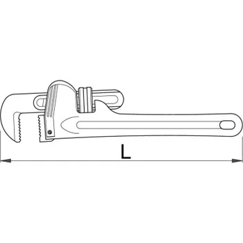 Unior ključ za cevi podešavajući pravi 18 492/6 601547 Unior ključ za cevi podešavajući pravi 18 492/6 601547