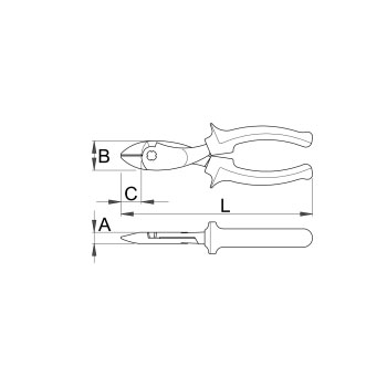 Unior sečice kose 180mm 466/1BI 608850-1