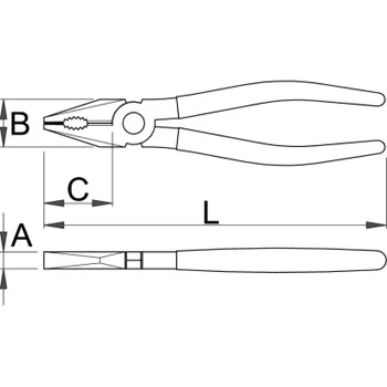 Unior klešta kombinovana 160mm 406/1VDEDP 619178-1