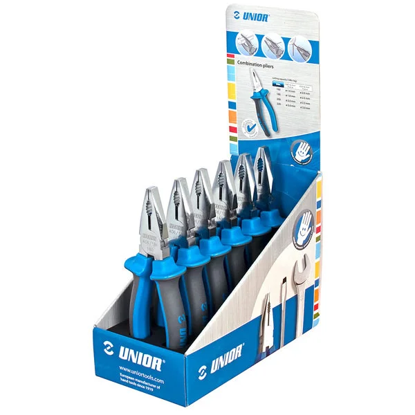 Unior set kombinovanih klešta na kartonskom stalku 180 406/1BIST 621854 Unior set kombinovanih klešta na kartonskom stalku 180 406/1BIST 621854